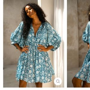 Daughters of India Kyra Mini Ocean Blue Small